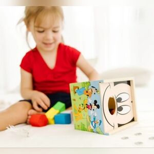 Melissa & Doug Mickey Mouse Wooden Block Set